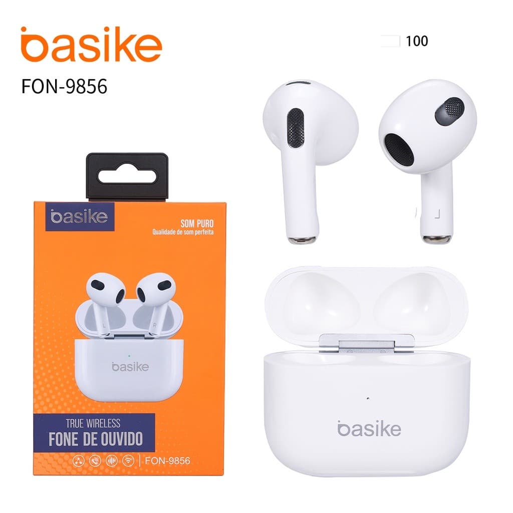 Fone Basike Bluetooth Stereo V5.0 TWS FON - 9856