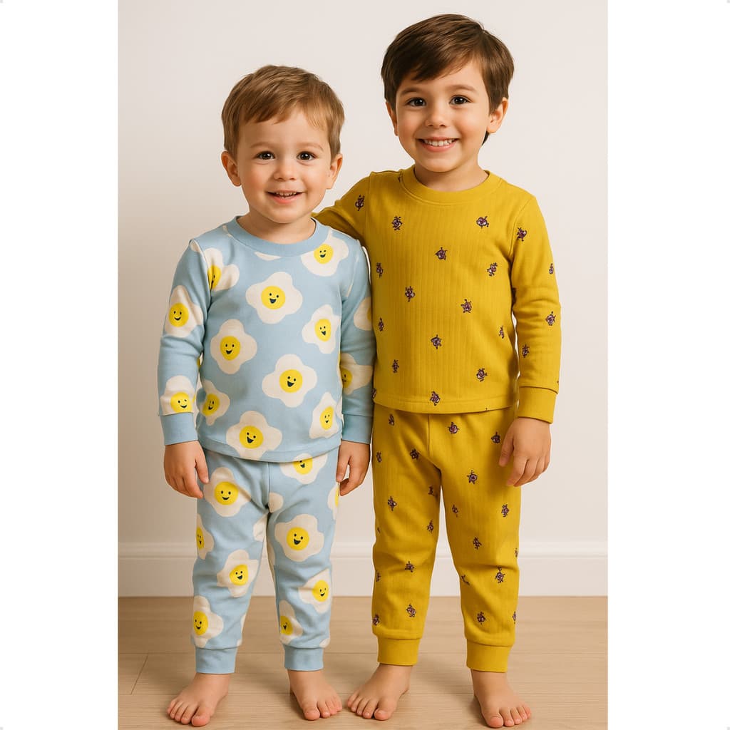 Pijama Infantil Criança Menino Estampado Quantinho em Algodão