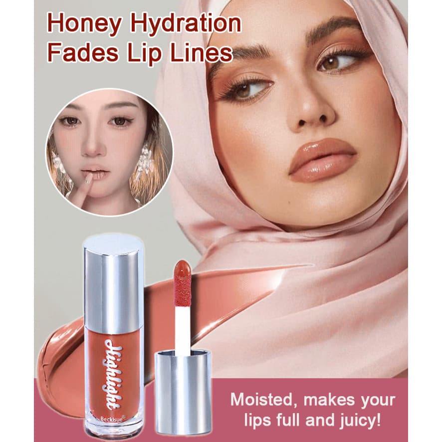 Tootsie Mirror Lip Glaze Hidratante Alto Brilho Labial Textura Cremosa Cor Nude