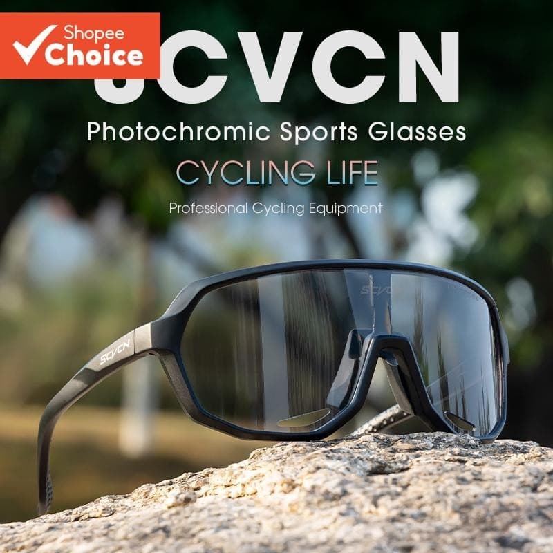 Óculos De Sol Esportivos Fotocromáticos SCVCN – Tons De Luxo UV400 Para Ciclismo E Corrida