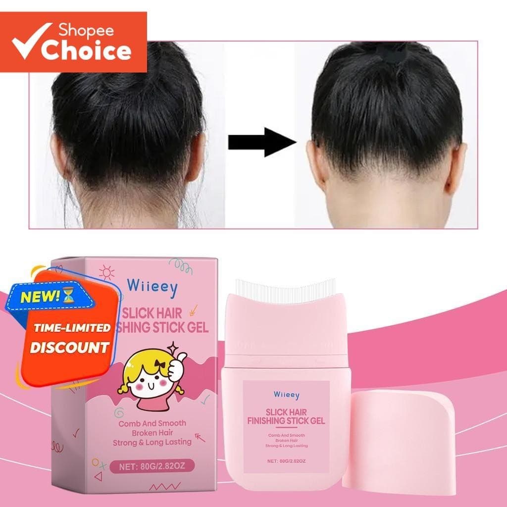 Pente Gel Modelador De Cabelo Infantil Com Extrato De Hibisco 80g | Nutrir Raízes , Reparar Danos , Anti-Frizz , Fácil D