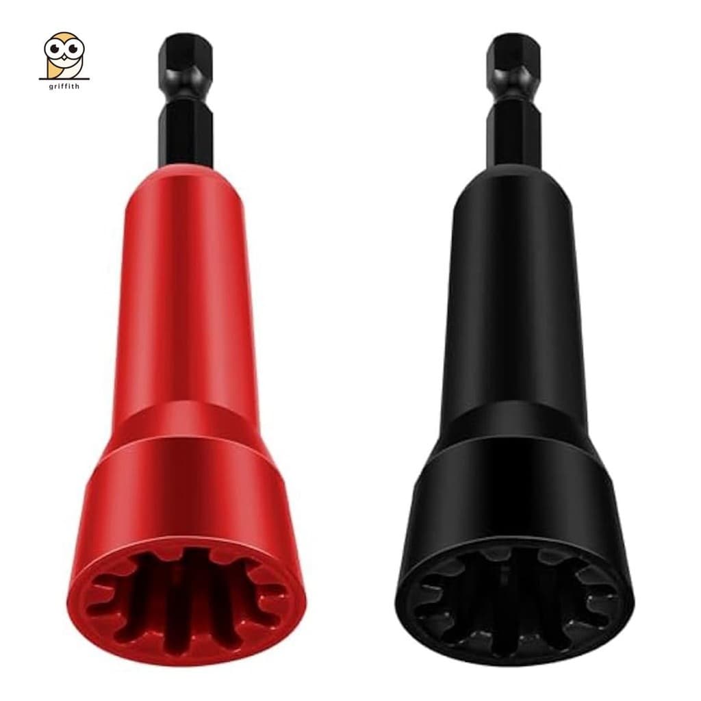 2 Pçs Ferramenta De Torção De Fio Twister Broca Stripper Conector Soquete Spinner