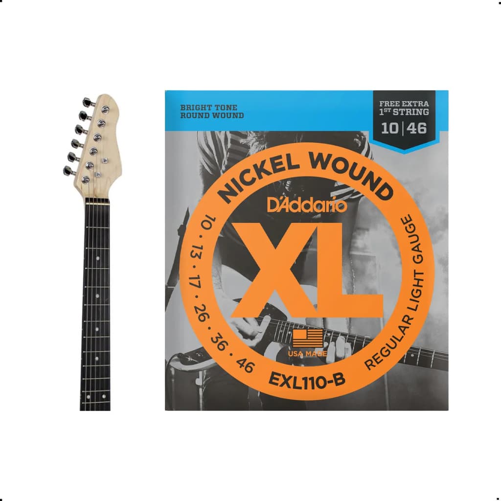 Encordoamento Guitarra D'ADDARIO 0.010 EXL-110B