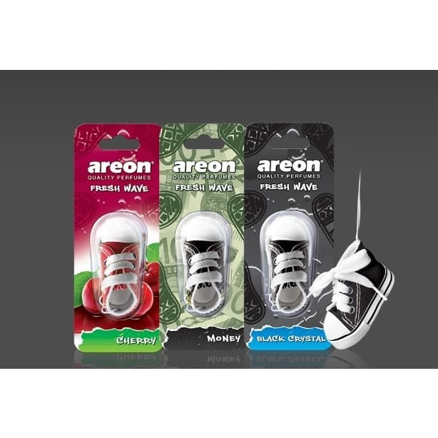 Aromatizante Areon Fresh Wave miniatura Tênis perfumado importado