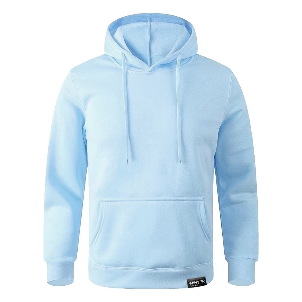 Blusa Moletom Adulto Com Capuz Masculino E Feminino Tecido Grosso Oversize Winter A2