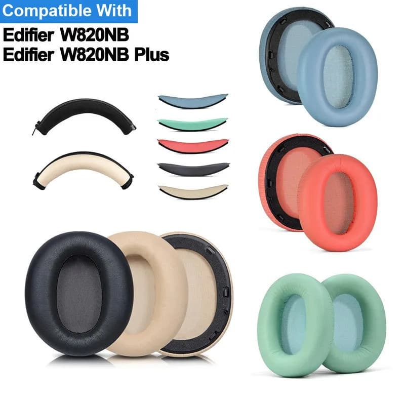 Almofadas de Substituição para Fones de Ouvido Edifier W820NB / W820NB Plus, Capa Protetora para a Faixa de Cabeça, Almo