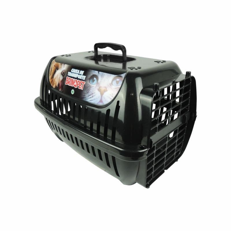Caixa de Transporte Nº3 Premium Para Cachorro Gato Coelho Hamsters Pets Com Alça Reforçada BRINQPET