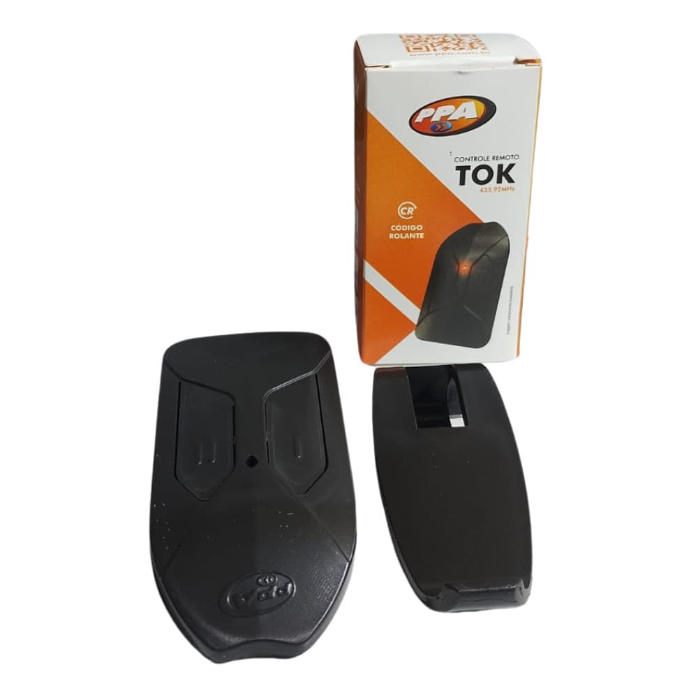 Controle Remoto PPA TOK 433,92MHz 2 Botões para Portão