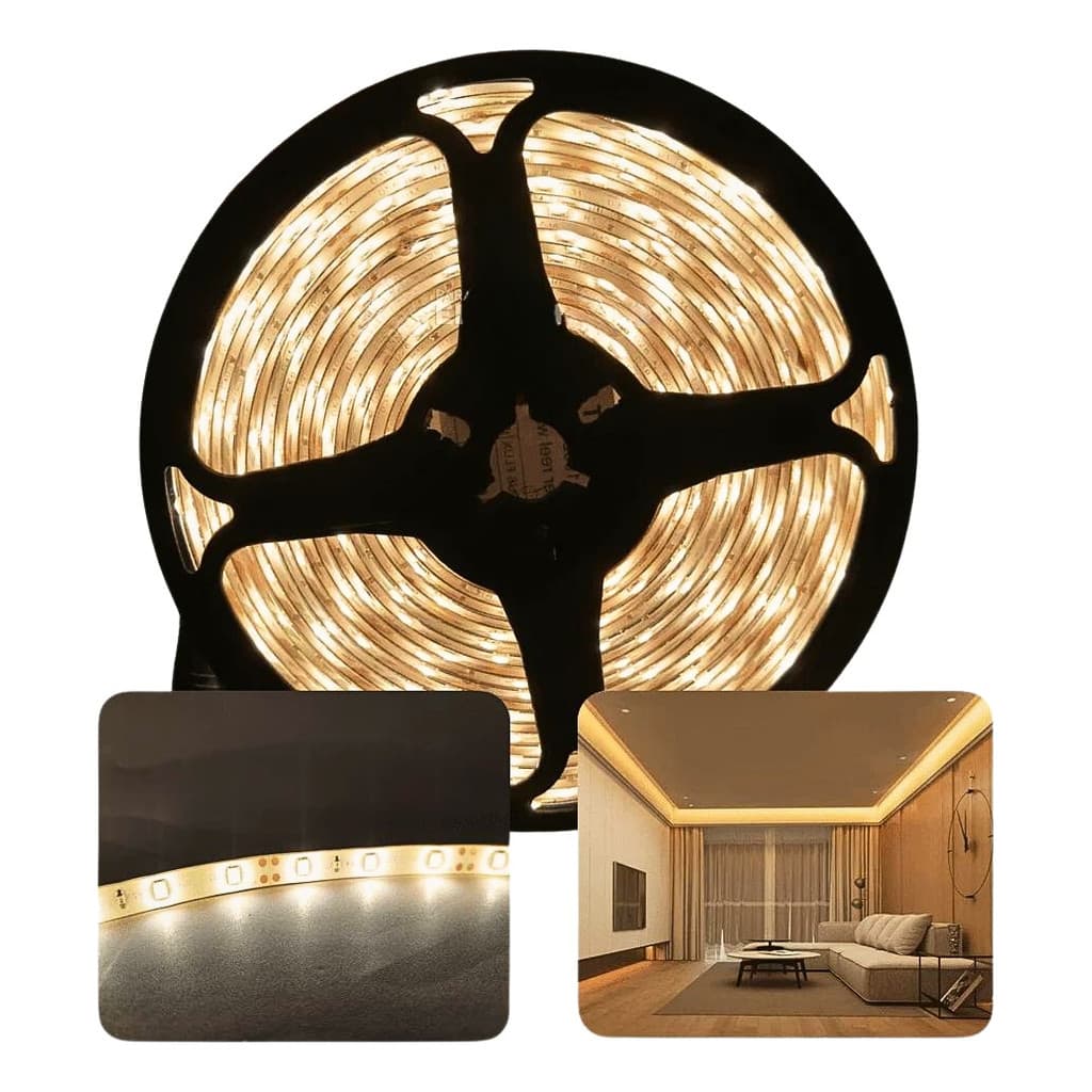 Fita Led 5 Metros E 300 Leds 3528 480 Lumens para Iluminação Decorativa TB5021