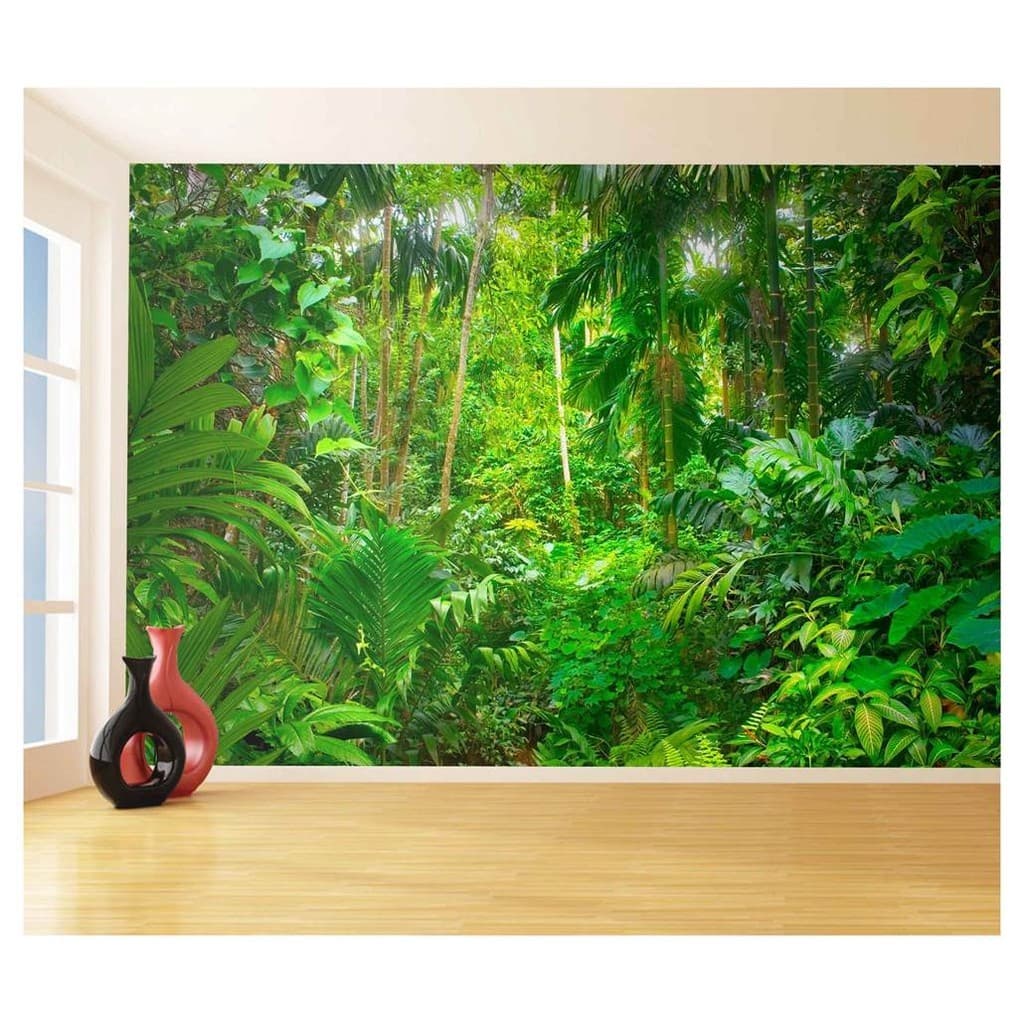 Adesivo de parede Natureza paiasagem floresta árvores papel de parede m² XNA 239