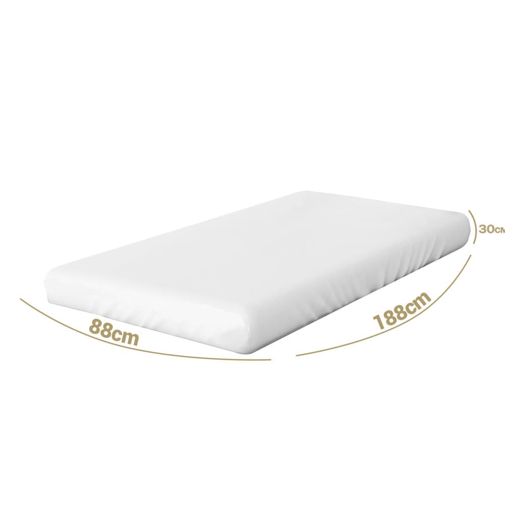 Protetor De Colchão Solteiro Box Capa De Colchão Branco