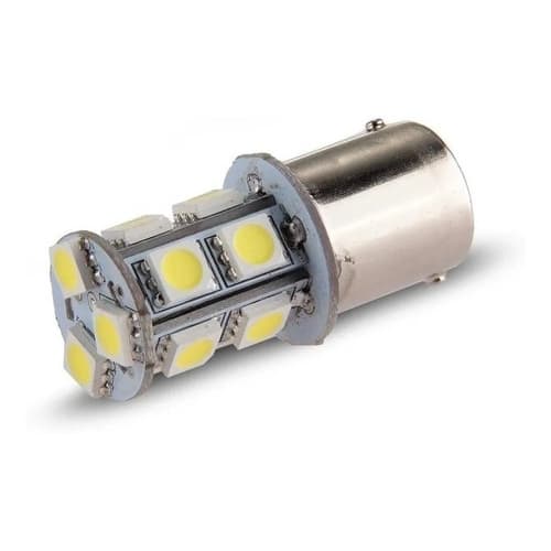2 Lâmpadas Luz Freio Lanterna 13 Leds 1157 2 Pólos + Forte