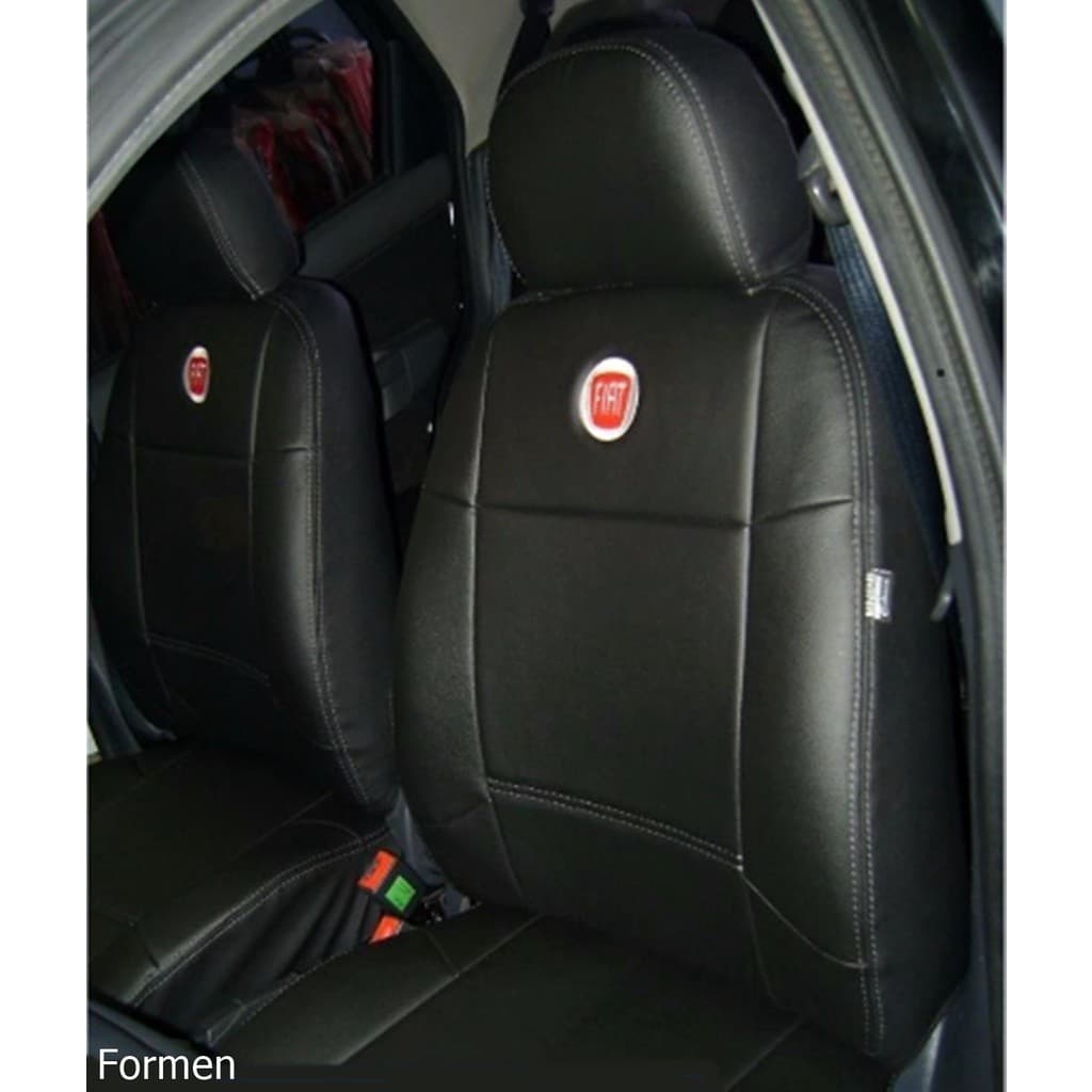 Jogo De Capa Banco Carro Couro Para Fiat Strada Cabine dupla e Simples