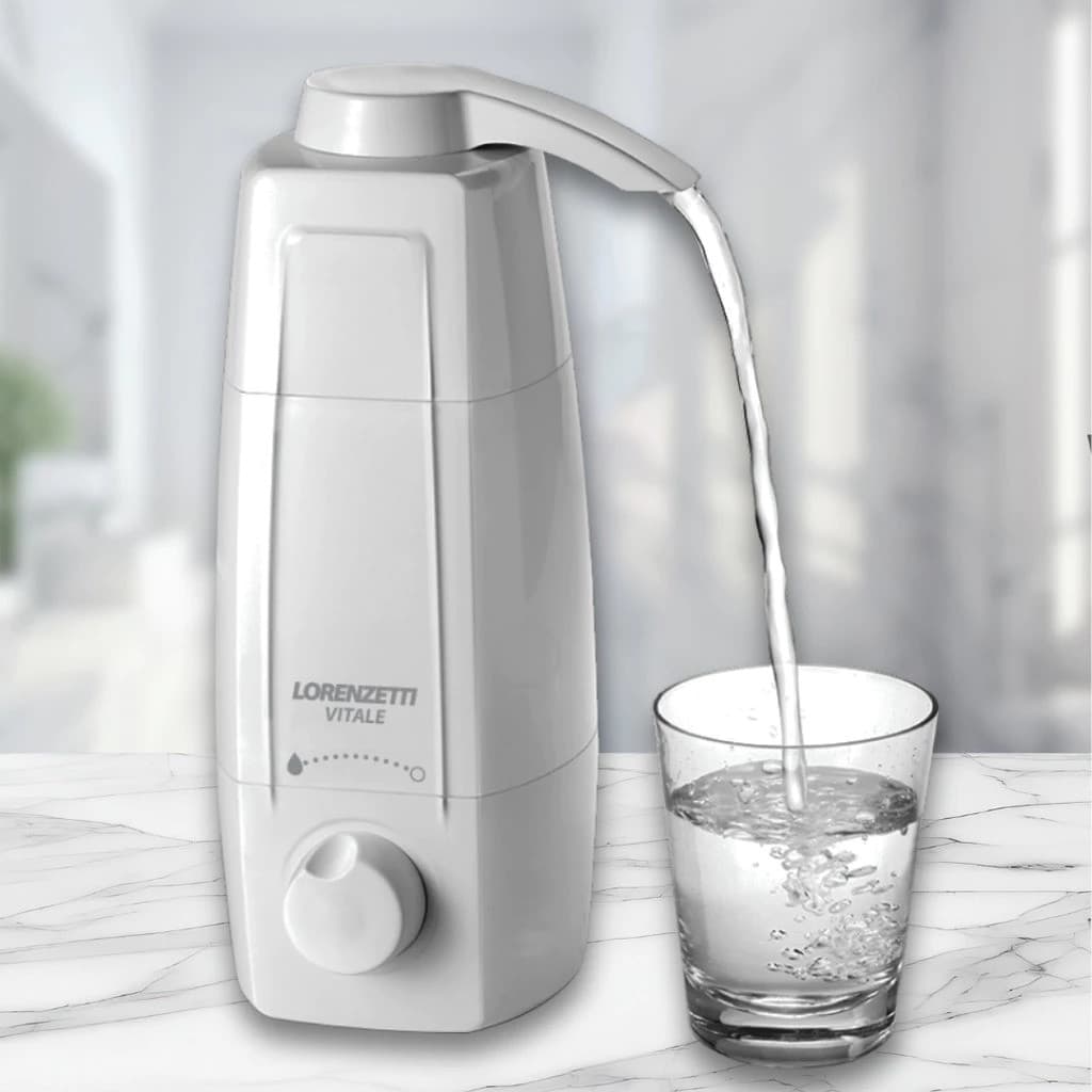 Purificador Filtro De Água Natural Vitale Branco Fácil Instalação Pia Bancada Parede Bica Móvel Lorenzetti