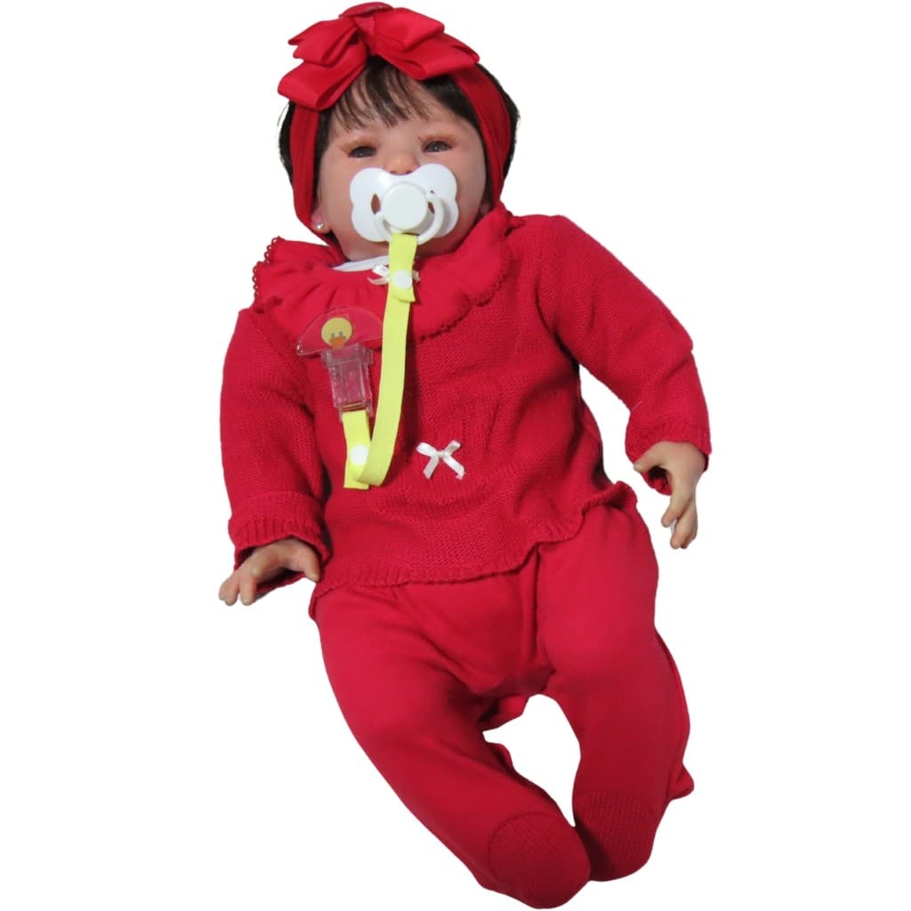 Boneca Bebê Reborn Abigail Alana Babys