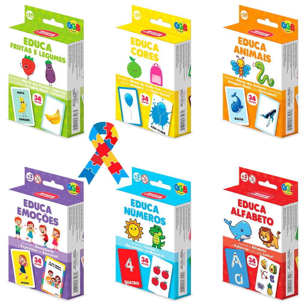 Jogos para Estimulação Cognitiva Infantil Indicado para Crianças com Autismo