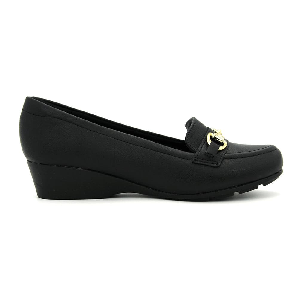 Sapato Modare Original Salto Anabela Baixo Leve Feminino 297