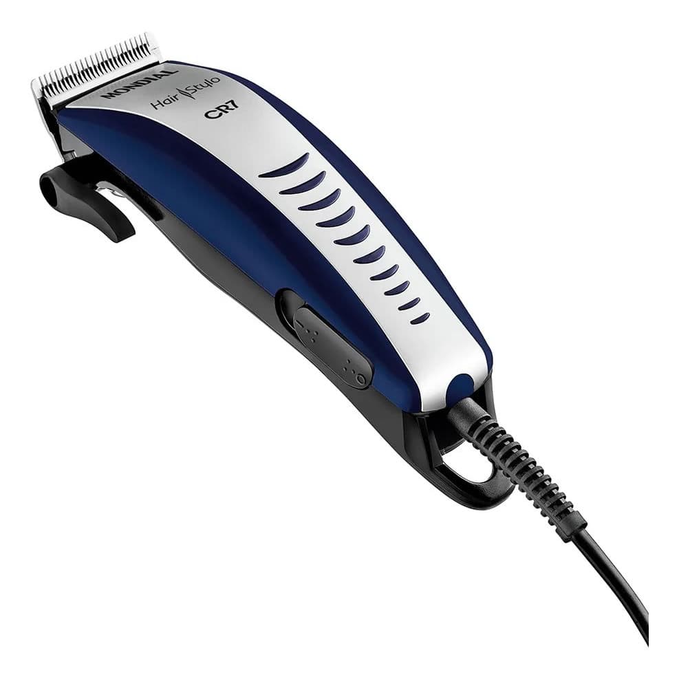 Maquina de Cortar Cabelos Hair Stylo Cr7 Mondial 110v 8 Aces
