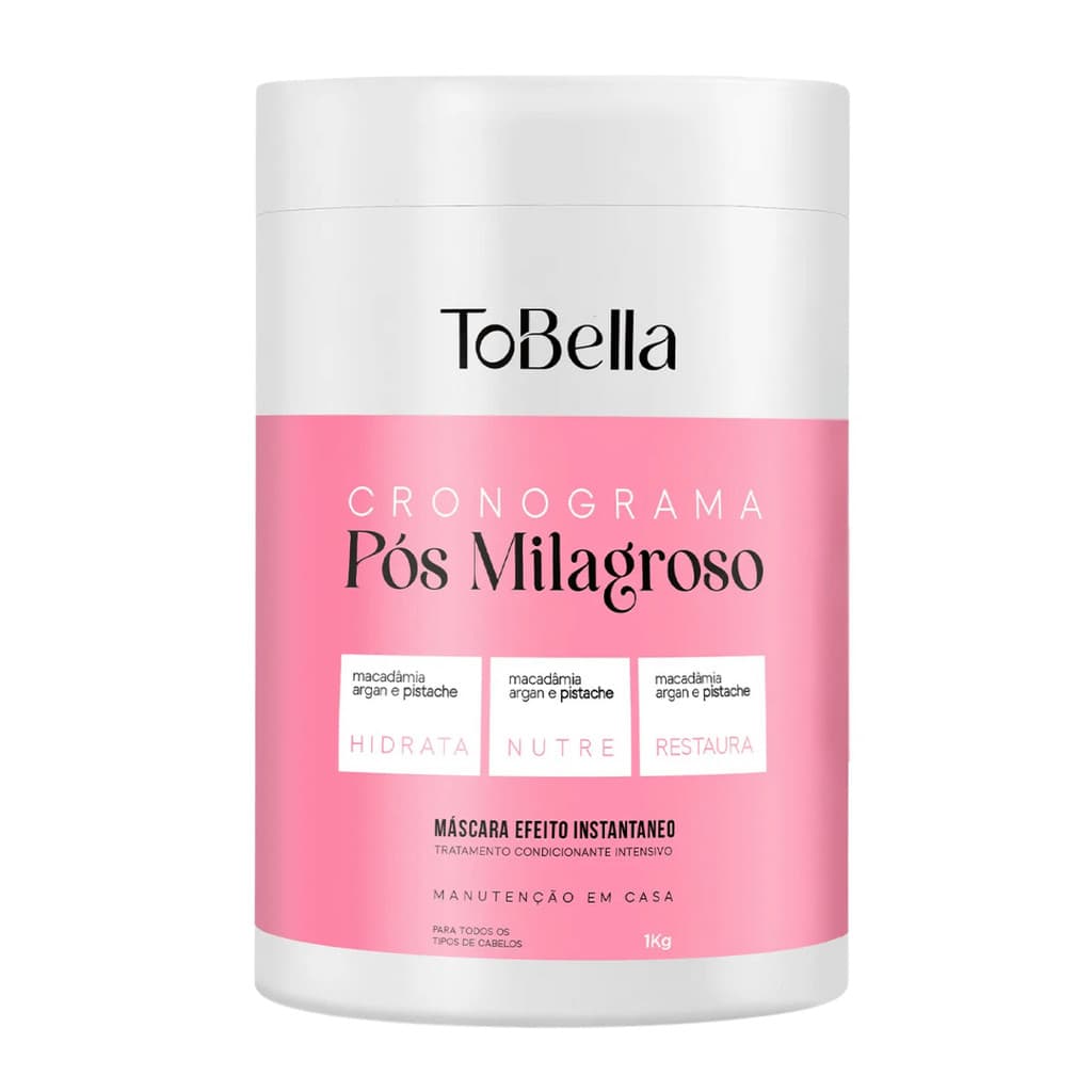 Máscara ToBella Cronograma Pós Milagroso - 1Kg