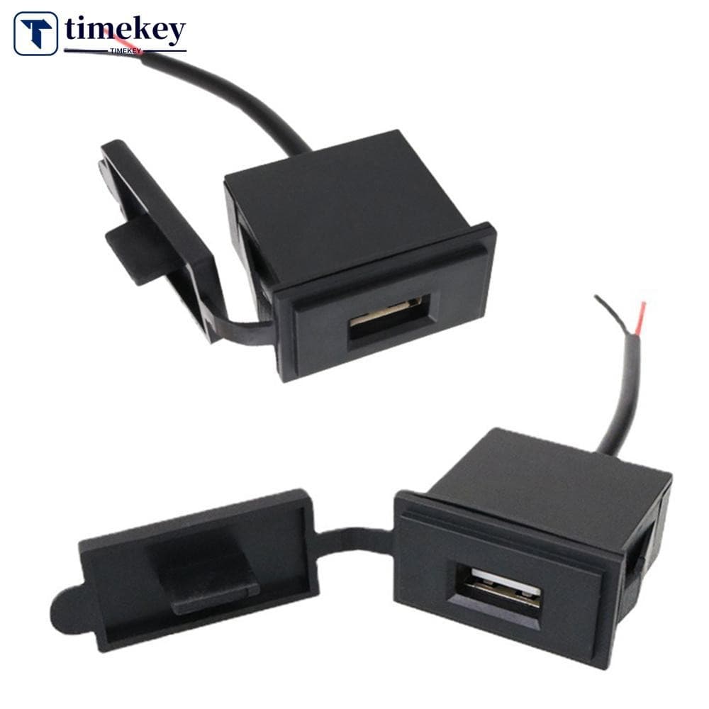 TIMEKEY USB Carro RV Carregador Tomada Para Motocicleta Auto Caminhão ATV Barco Ônibus Adaptador De Energia À Prova Dwat