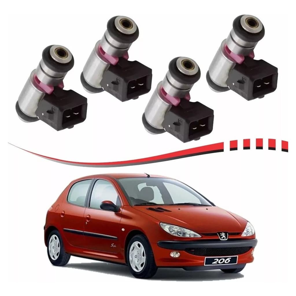04 Bico Injetor Peugeot 206 Renault Clio 1.0 16v Iwp099 Novo