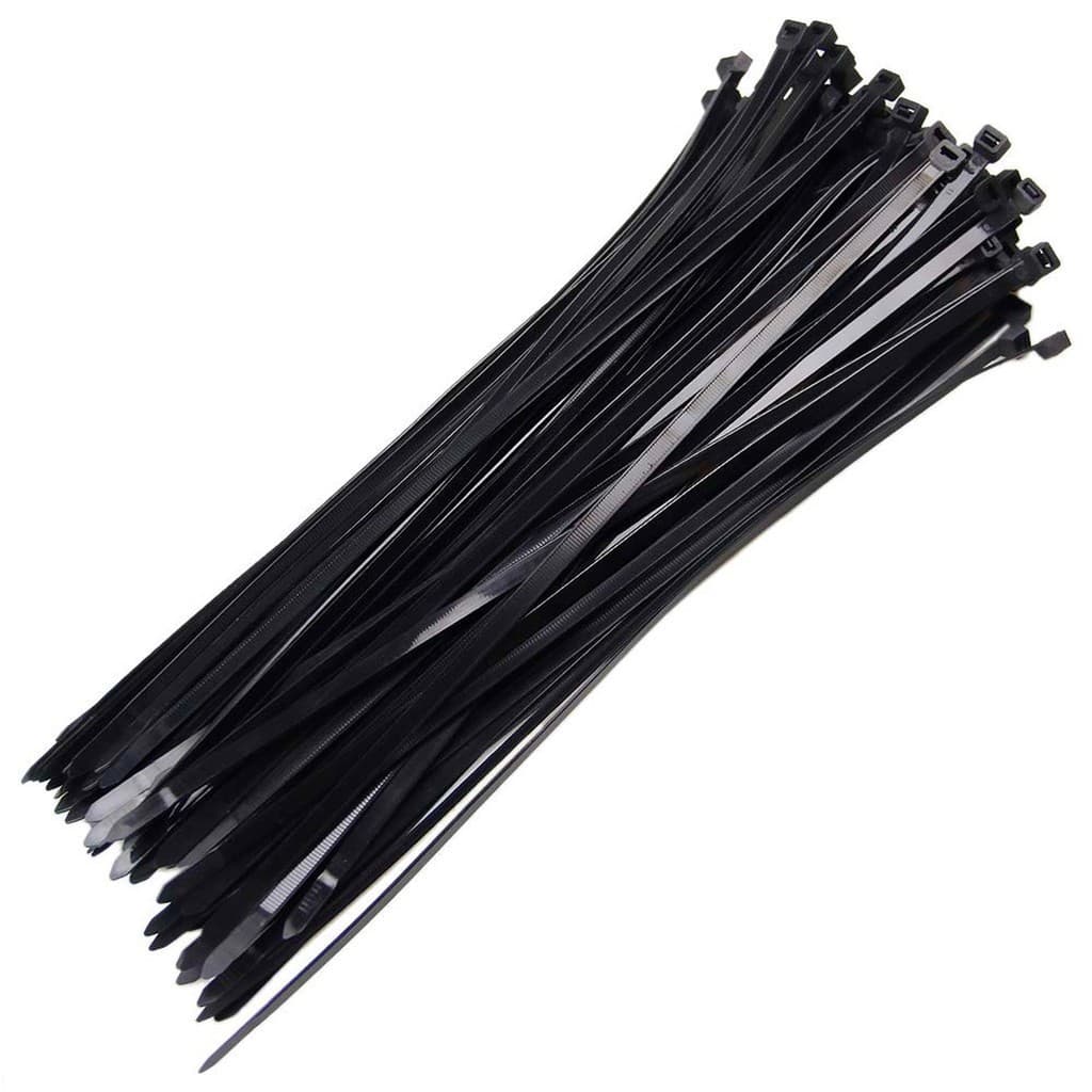 Pacote C/ 100 Pcs Abracadeira Nylon Preta 100 X 2,5mm Nove54 - 28.09.010.025