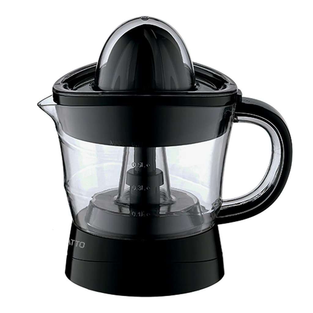 Espremedor de Frutas Elétrico Laranja Limão 25W Jarra Transparente 0.7L Preto Agratto Aedf01i