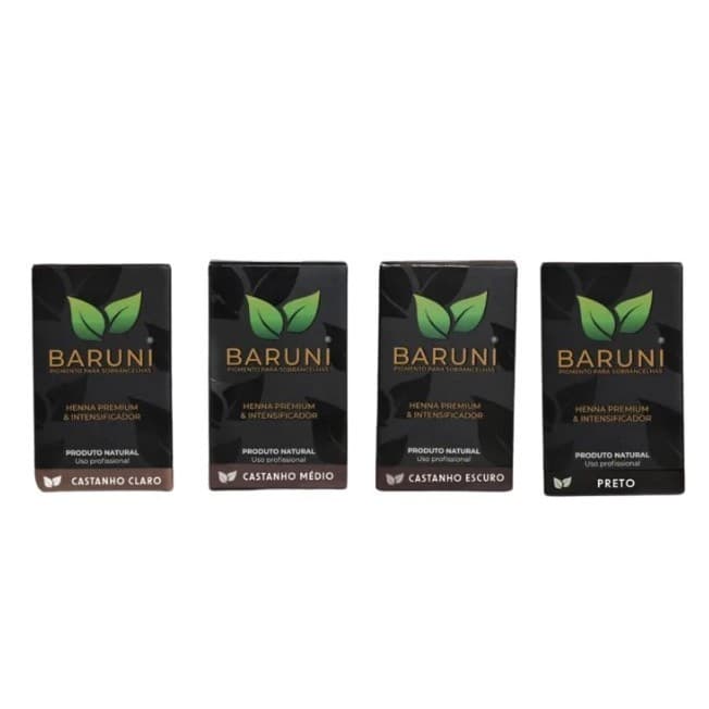 Henna Premium Cores Variadas 1,5g - Baruni