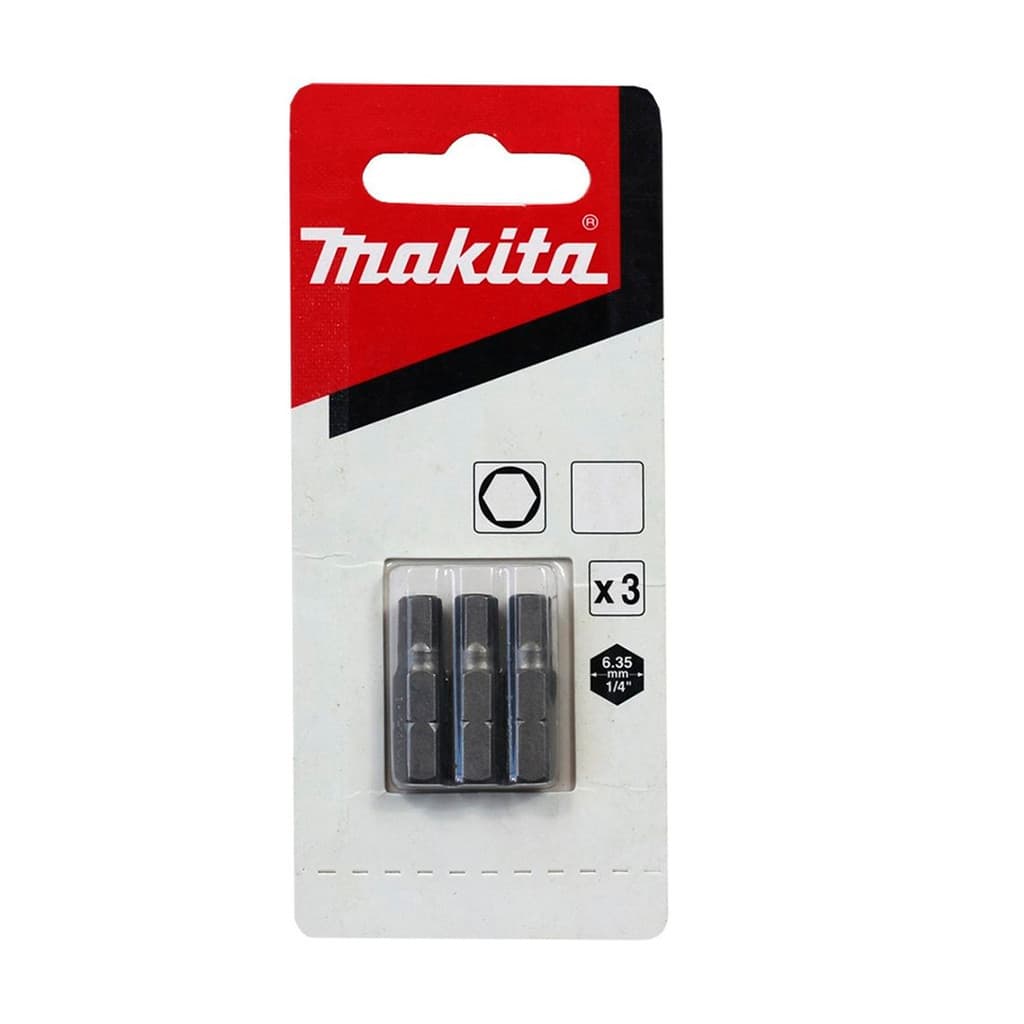 Pacote c/ 3 Pcs Bits Allen 5,0 X 25mm Makita B-23715