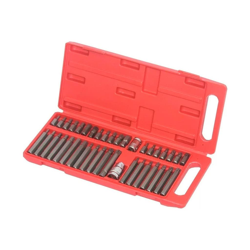 Jogo de Bits Torx Allen Multidentado 10mm com 40 peças VIP - 904500