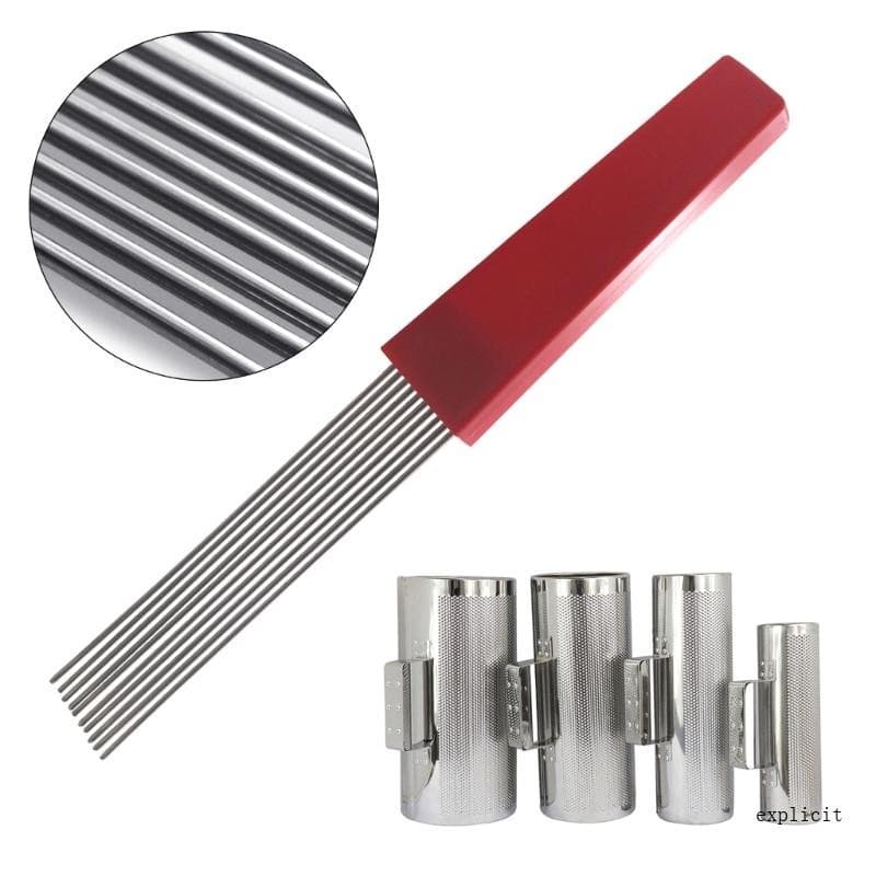 Guiro Percussão Profissional Raspador Penteado Substituição Orff Ferramentas Educação Precoce Brus Inox