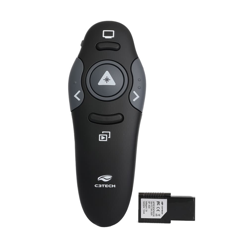 Apresentador Sem fio Wireless Presenter AP400 Laser Point C3TECH