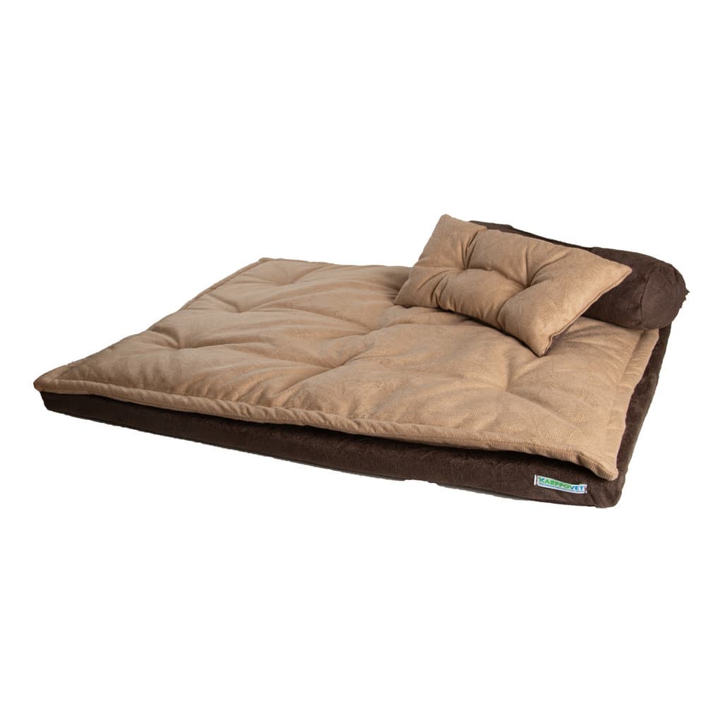 Cama de cachorro grande colchonete Futon Com Pillow Top, Tamanho G