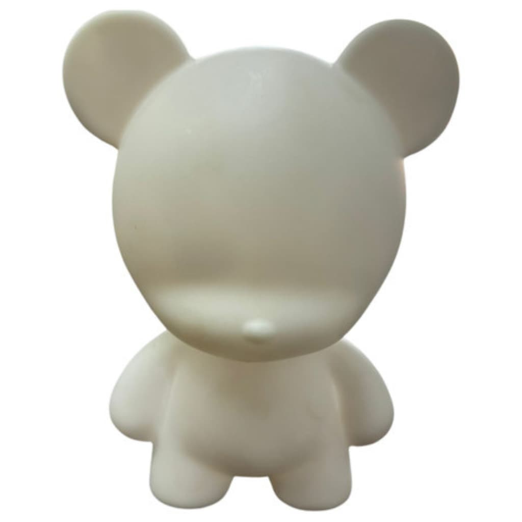 Boneco Urso Toy Art Branco Personalizável Grande 18 Cm