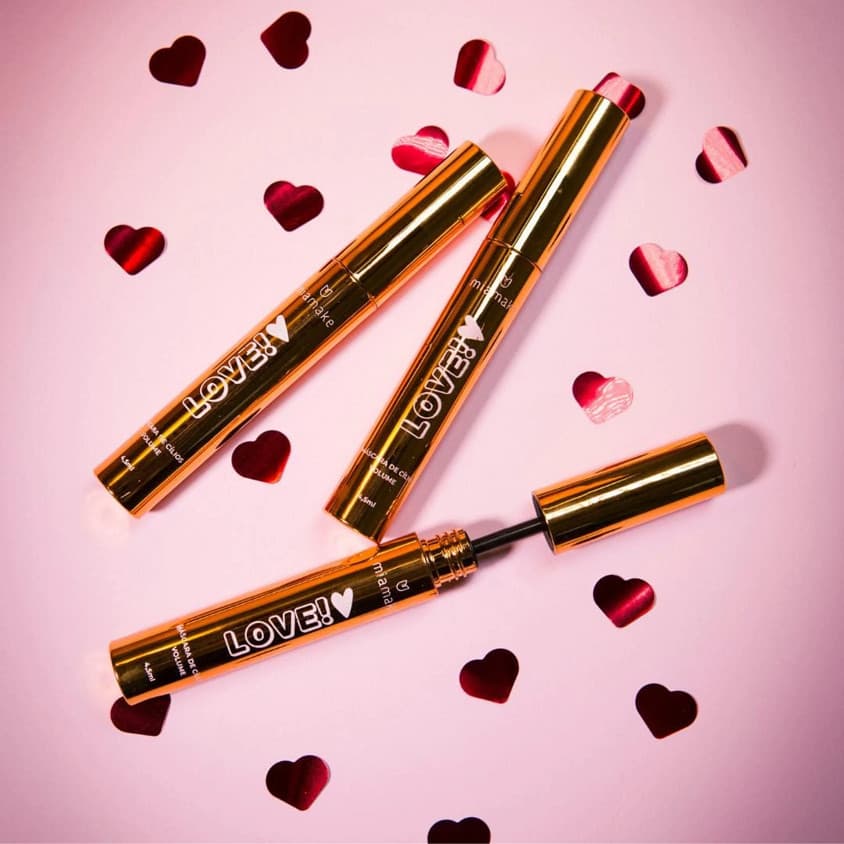 Mascara de Cilios Love Ouro Mia Make