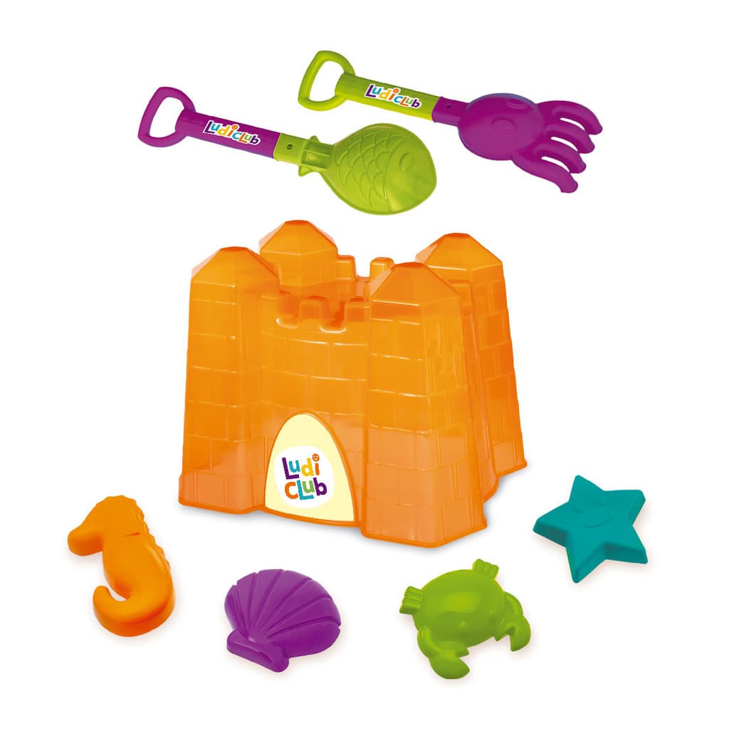 Kit Brinquedos para Praia Castelo De Areia Crianças Presente Aniversário | Natal | Dia das Crianças