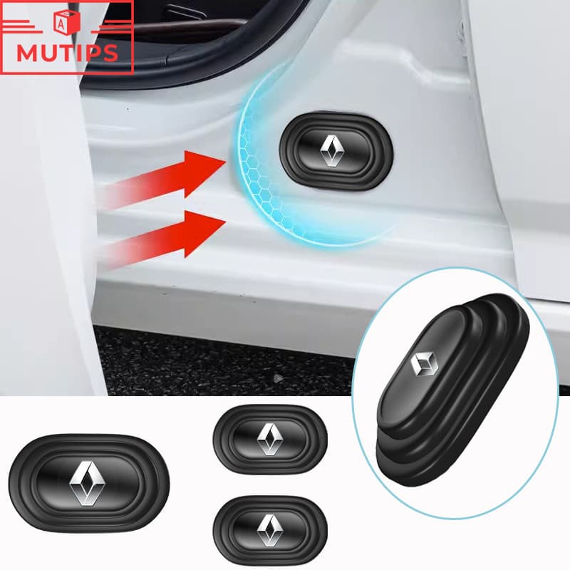 1/4/8/12 Pcs Renault Universal Car Amortecedor Tronco De Porta À Prova De Choque Som Para Kwid Duster Oroch Kardian Megane 2 Sandero ZOE Clio Fluence Logan Captur Scenic Kiger Koleos