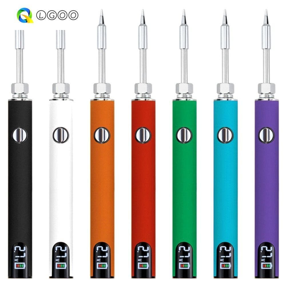 Ferro De Solda Elétrico LGOO , De Sem Fio De Tensão Ajustável Com Display Digital