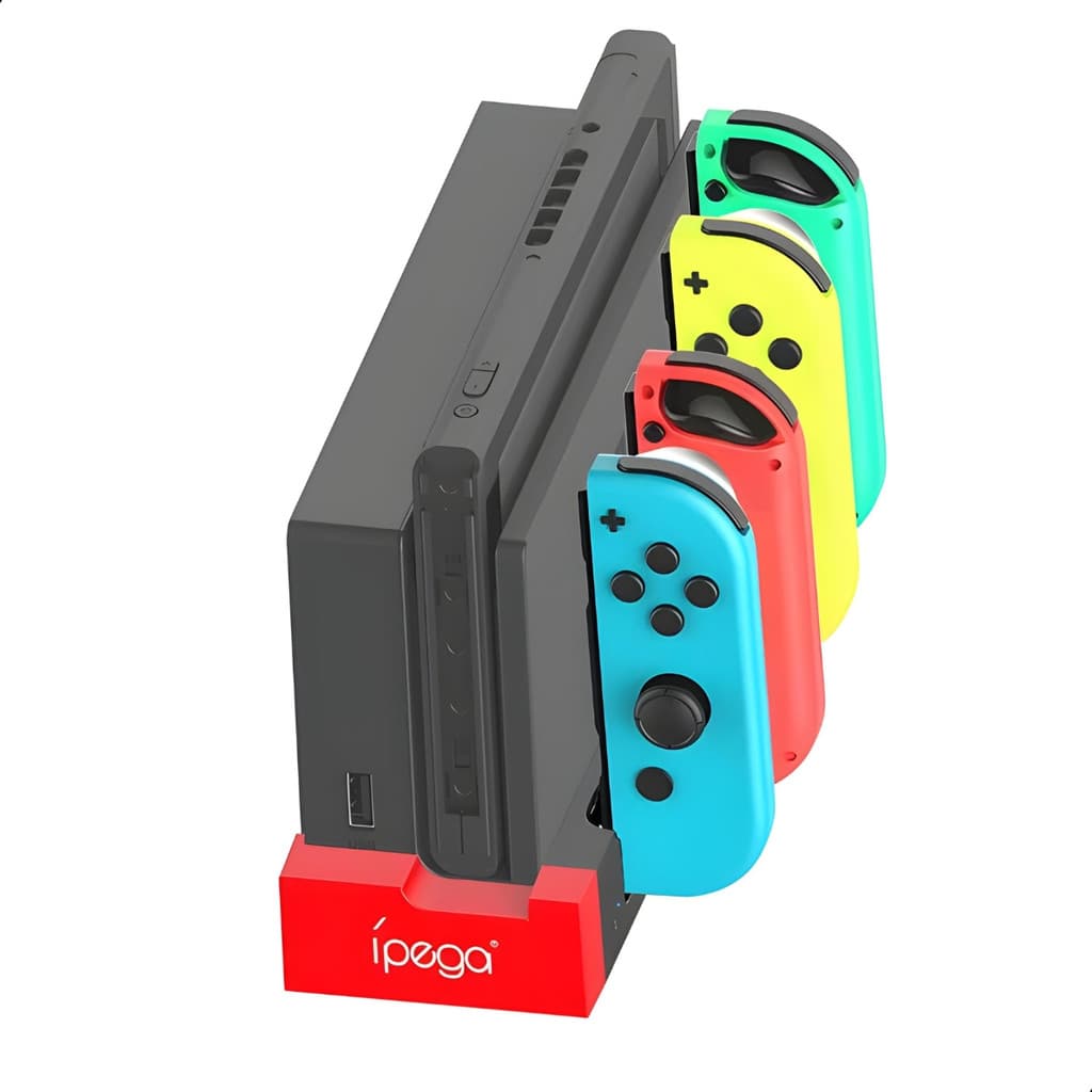 Dock Base Carregador Estação Controle Para Joycons Nintendo Switch V1 V2 Oled