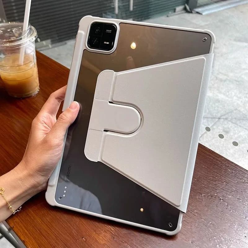 Capa 360 Girar Acrílica Sono Inteligente Compativel Tablet Samsung S10 S6 Lite A9 A11 Plus S9 S9fe 11POL 10 Pol