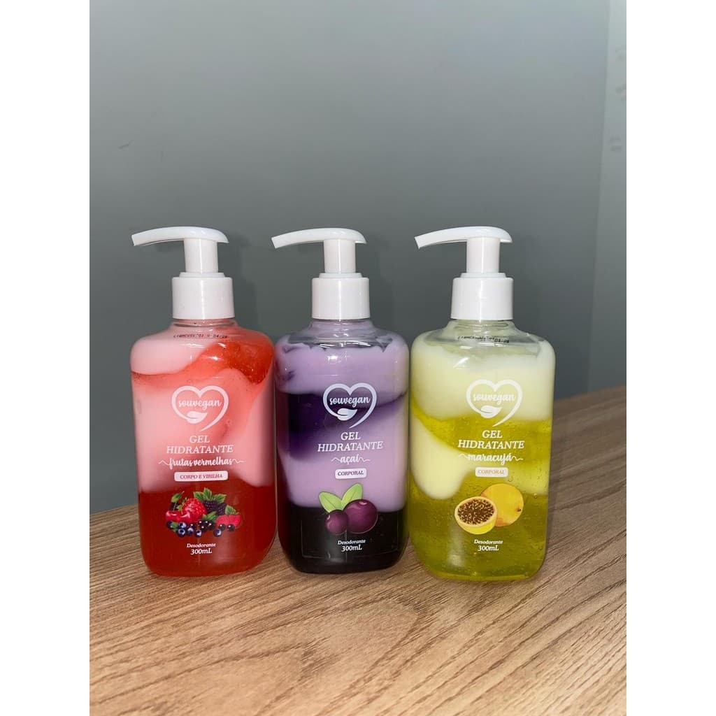 Gel Hidratante Virilha e Corpo Glow Beijável Docinho Creme SouVegan 300ml
