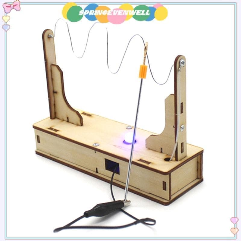 [springevenwell] 1 Conjunto Kit De Circuito De Experimentos Científicos Físicos Crianças Folga De Fio DIY Ciência Brinqu