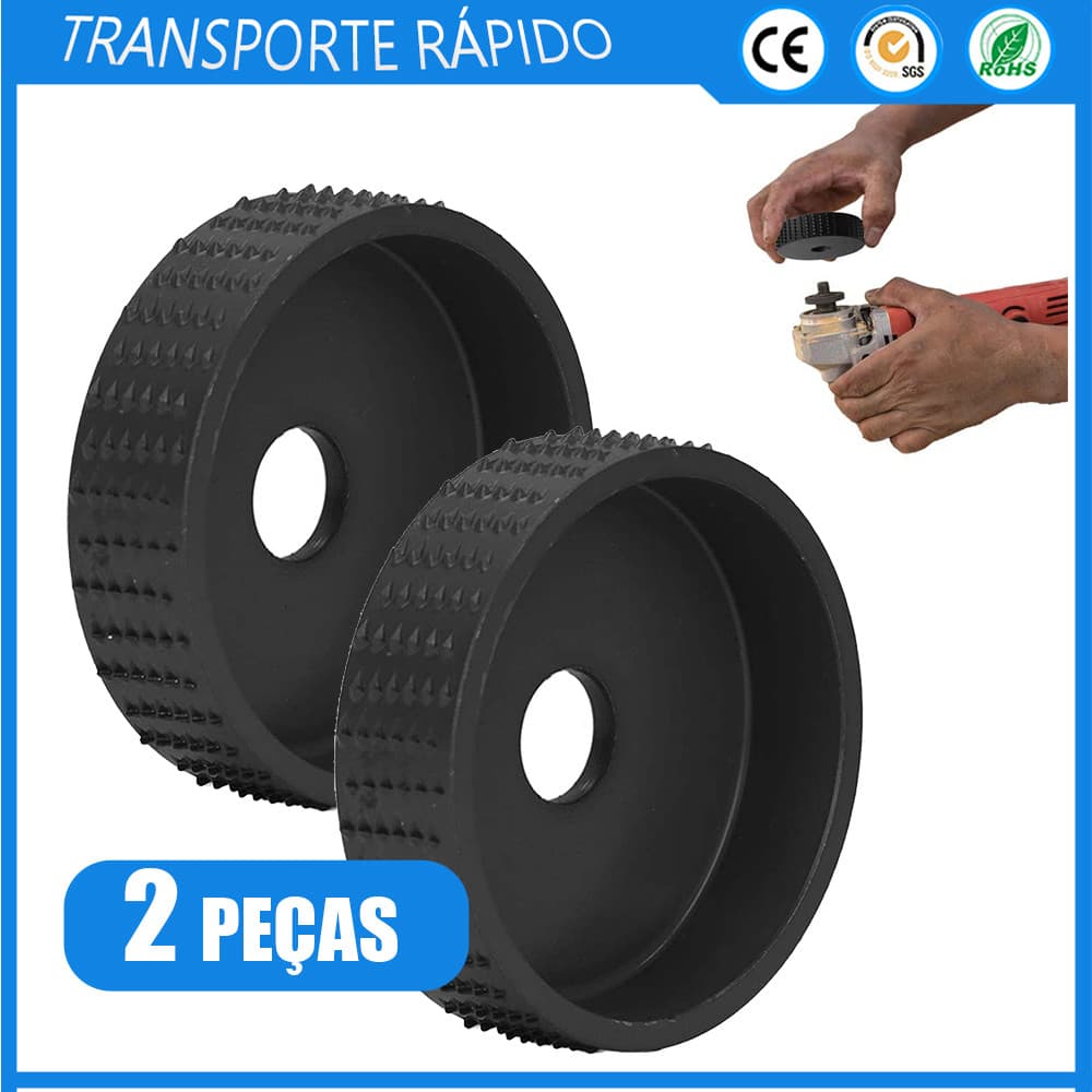 2x discos de lixa de madeira preta discos de polimento de plástico bandeja de chá de madeira ferramentas de escultura de