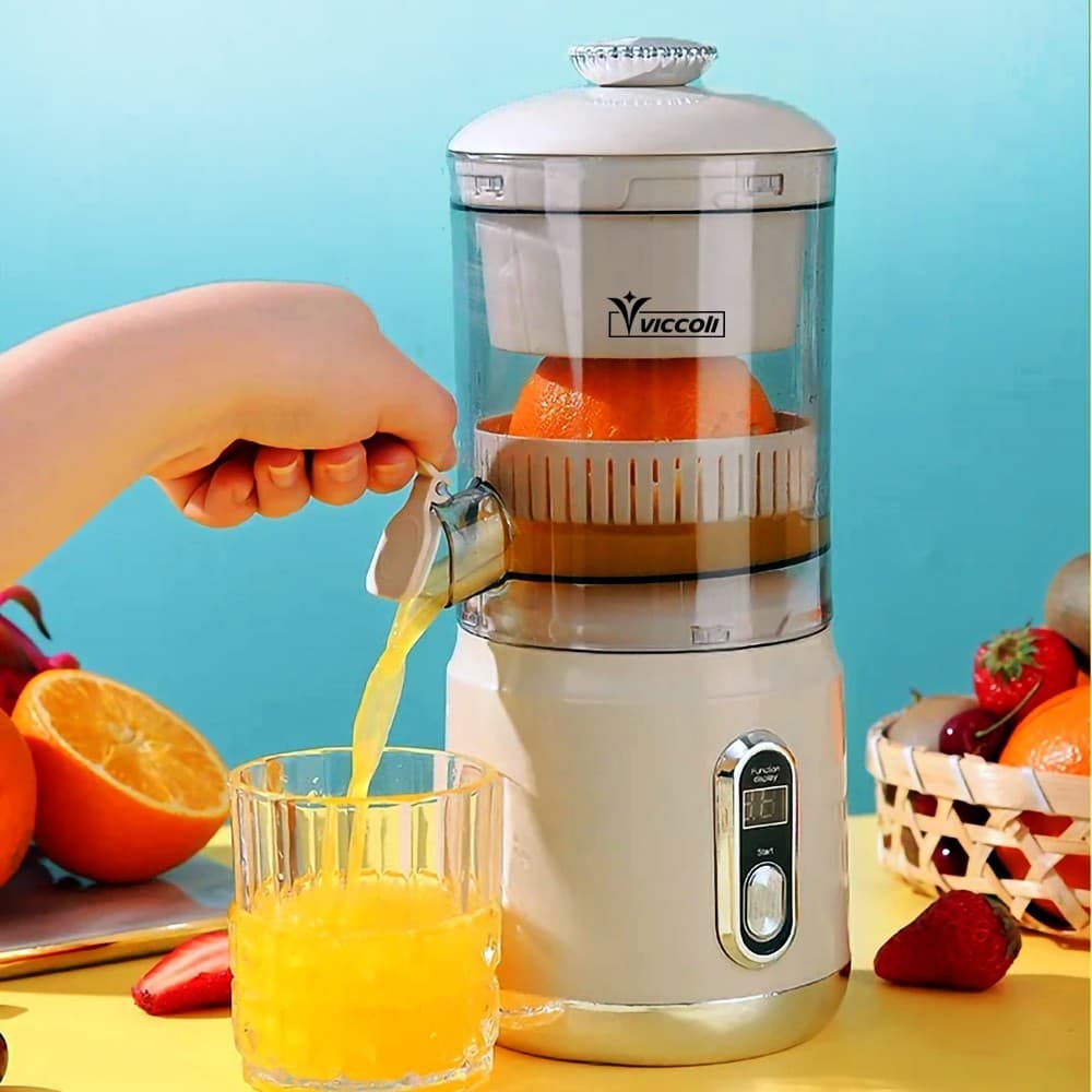 Espremedor Elétrico Laranja Limão Frutas USB Recarregável 600ml Fazer Sucos Portátil