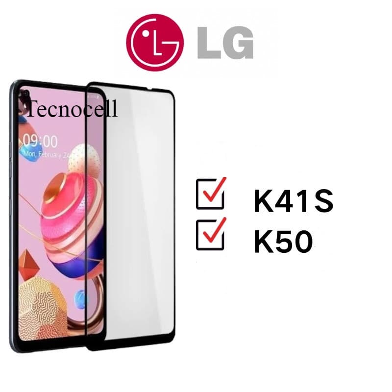 Pelicula de Vidro 3D Para LG K41S / K50