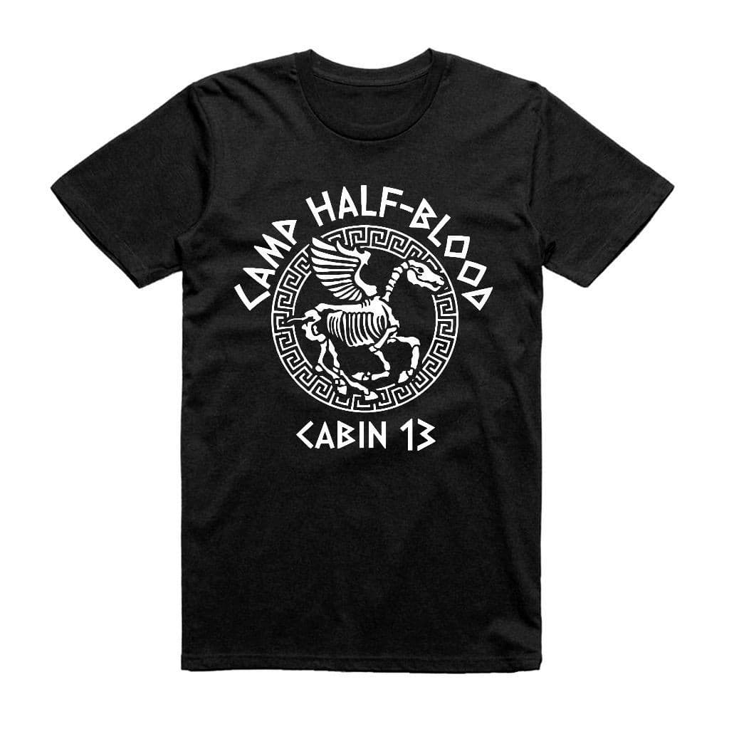 Camiseta Camisa Percy Jackson Cabin 13 Camp Half Blood Hades Algodão premium
