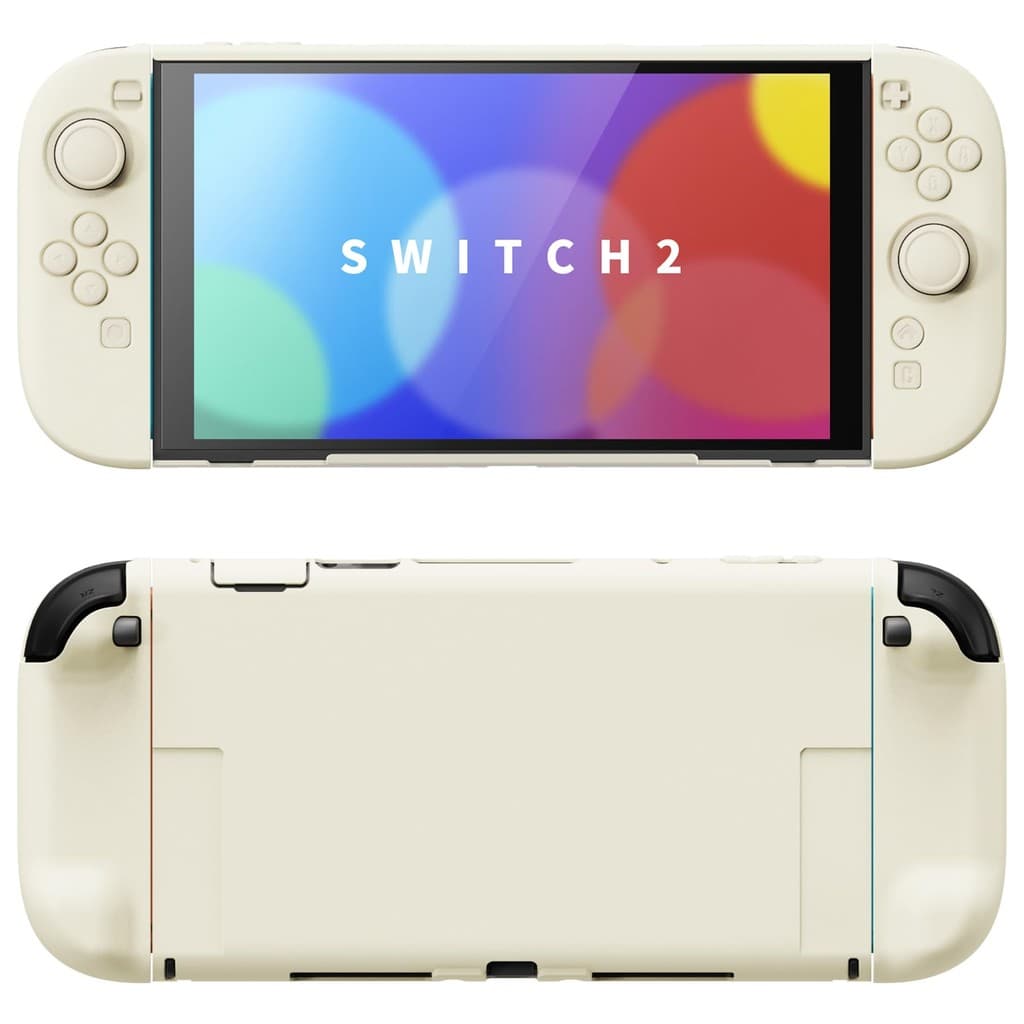 Capa Rígida Para Nintendo Switch 2 Com Suporte Extra E Tampas Polegar | Design Dividido , Protetora Encaixável De Corpo