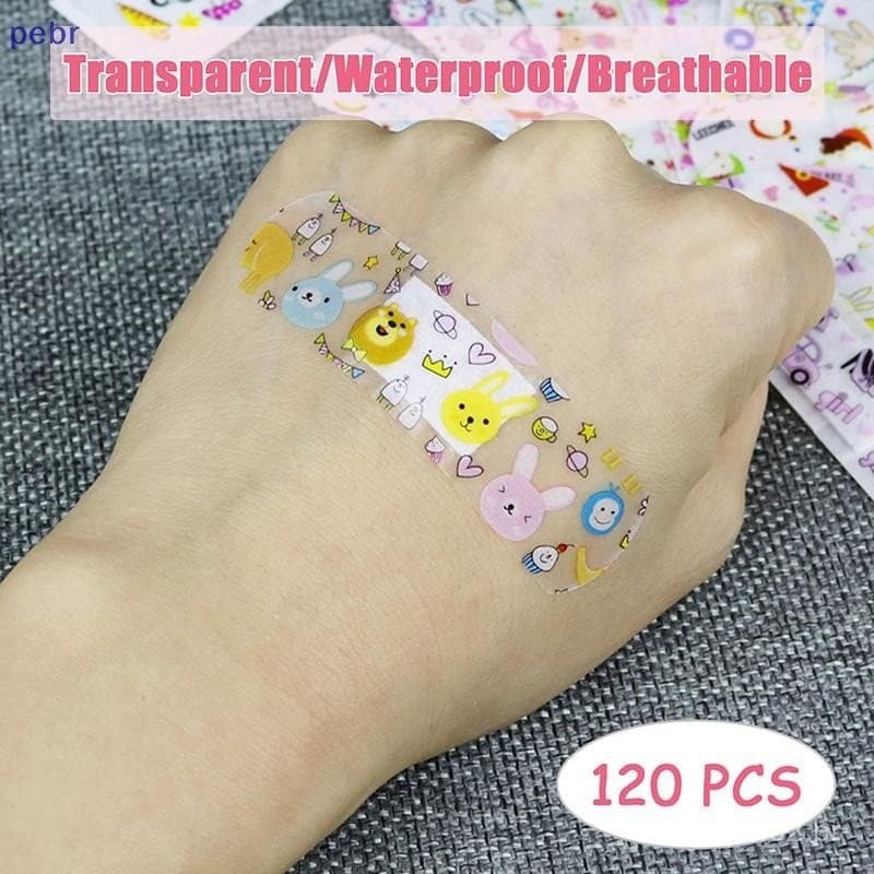 120 Pcs À Prova D'água Respirável Transparente Band Aid Hemostasia Emplastros Emergência [feng]