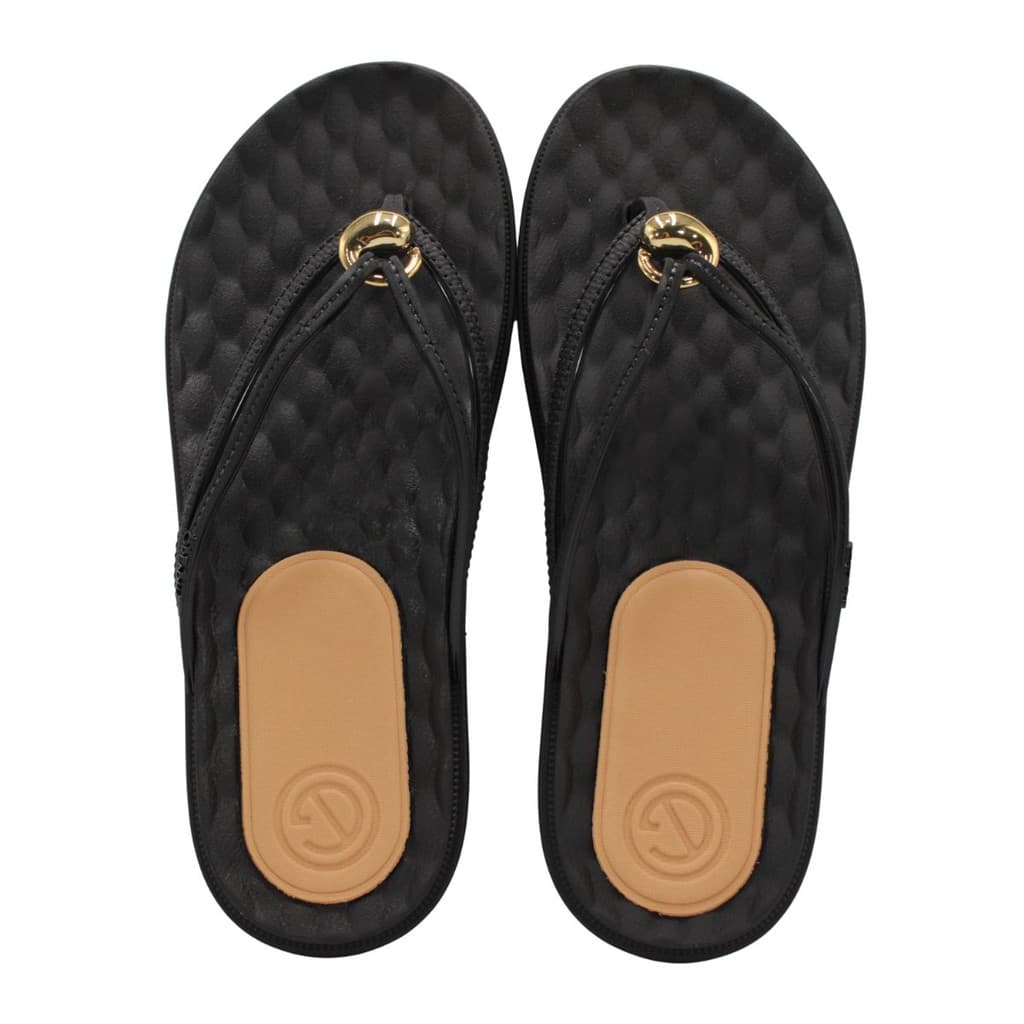 Tamanco Rasteira Feminino Grendha 19248 Envolver Preto