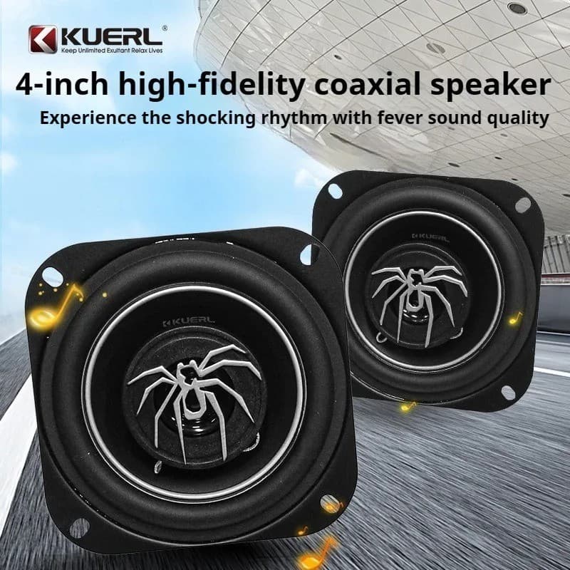 modificado de áudio para carro, 4 tamanhos alto-falante de áudio coaxial, módulo de sistema de áudio DC-12v 20W